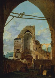 'The Demolition of the Abbey of Montmartre', c1740-1800.  Artist: Louis Gabriel Moreau