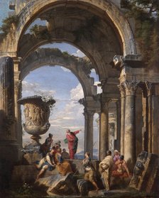 'St Paul Preaching at Athens', 1737. Artist: Giovanni Paolo Panini.