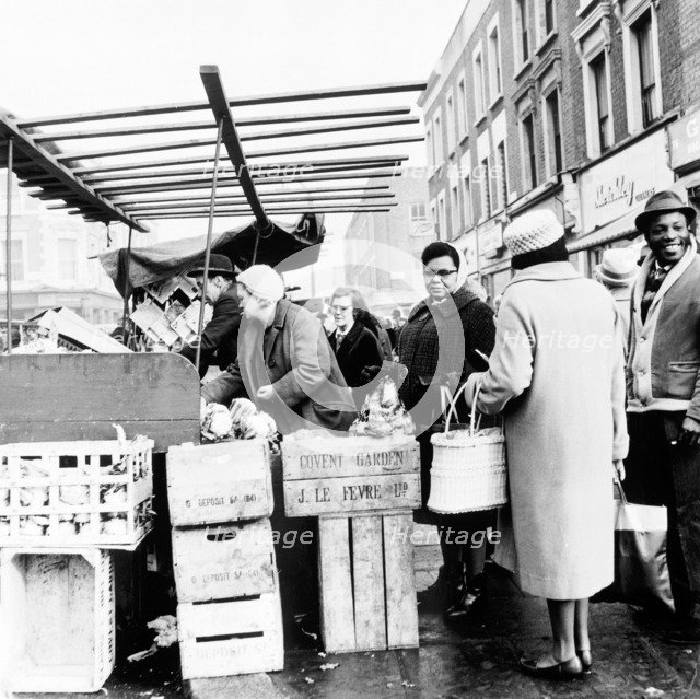 Market, London, c1965-c1970. Artist: Henry Grant