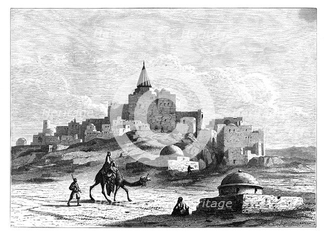 Tomb of Jonah, near the mosque, on the artificial mound of Nabbi Yunis, Nineveh, Assyria, c1890. Artist: Unknown