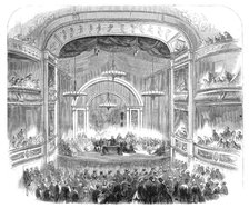The British Association at Bath: Sir Charles Lyell delivering the presidential address..., 1864. Creator: Unknown.