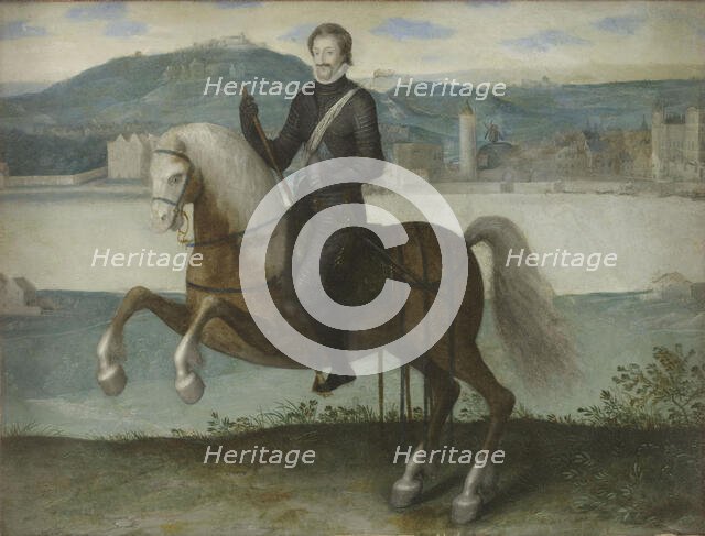 Portrait of King Henry IV of France (1553-1610), ca 1595. Creator: Anonymous.