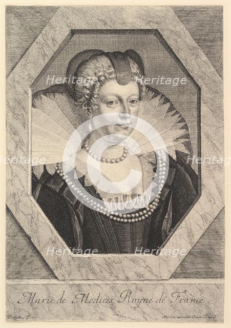Marie de Medicis, reine de France. Creator: Jean Morin.
