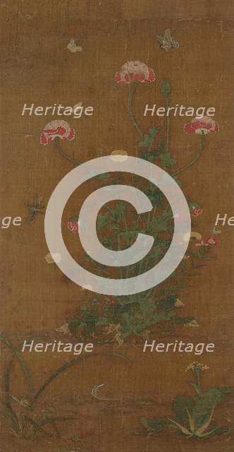 Flowers, 14th century. Creator: Lu Jingfu.