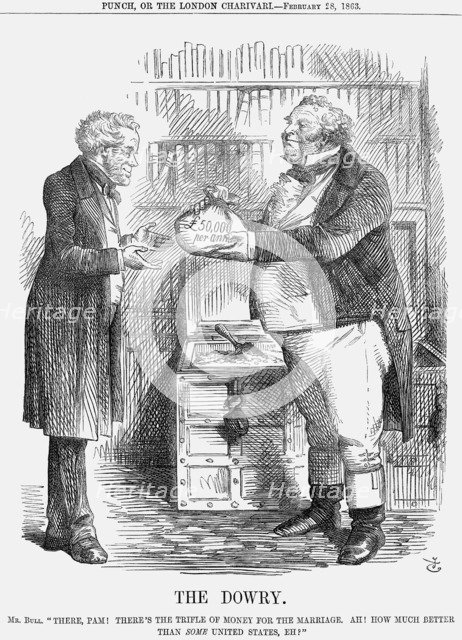 'The Dowry', 1863. Artist: John Tenniel