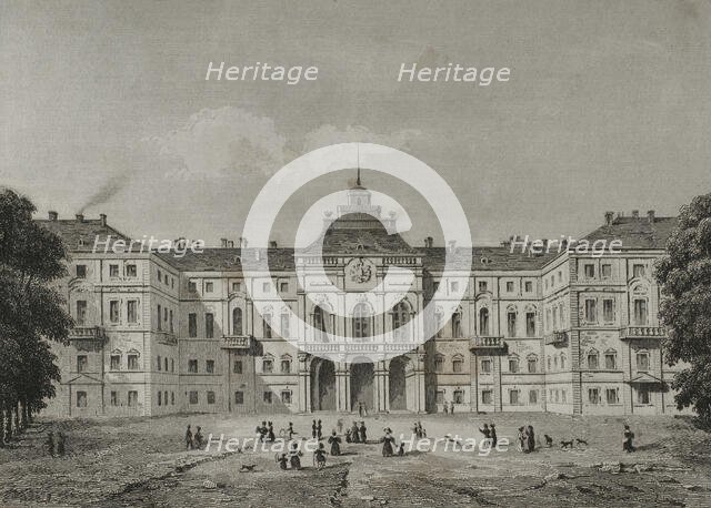 Konstantin Palace, Strelna, Russia, 1839. Creator: Samuel Cholet.