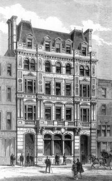 The new offices of the Daily Telegraph, Fleet Street, London, 1882. Artist: Unknown