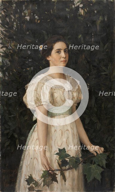 Portrait of Vera Savvishna Mamontova (1875-1907), 1896.