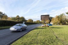 Solar Variable Message Temporary Road Sign 2016. Creator: Unknown.