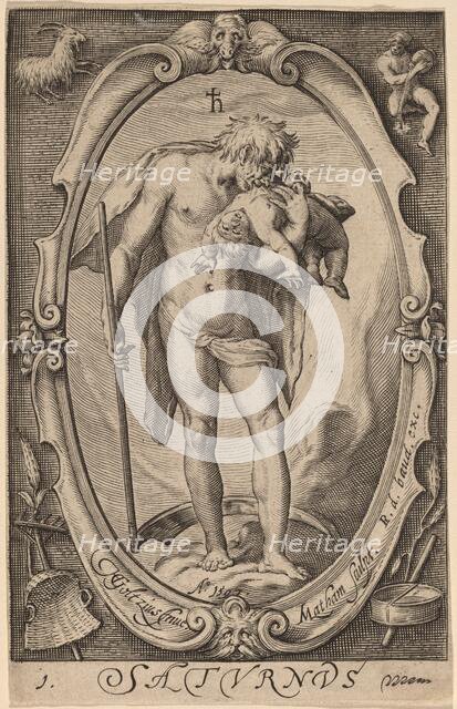 Saturn, 1597. Creator: Jacob Matham.