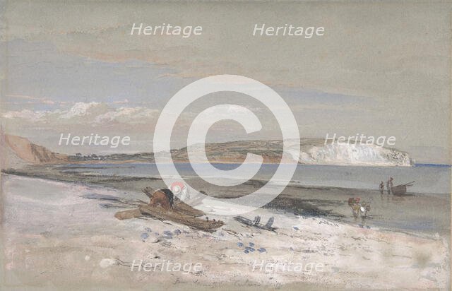 Culver Cliff, Isle of Wight, 1847. Creator: William Dyce.