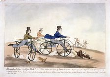'Perambulators in Hyde Park!', London,  1819. Artist: Anon