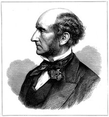 John Stuart Mill, British social reformer and philosopher, 1873. Artist: Unknown
