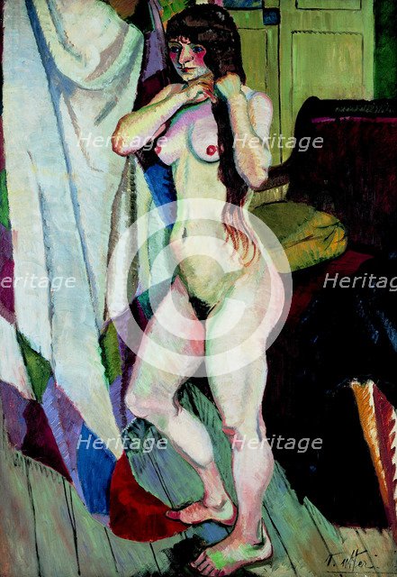 Suzanne Valadon Combing Her Hair, 1913.