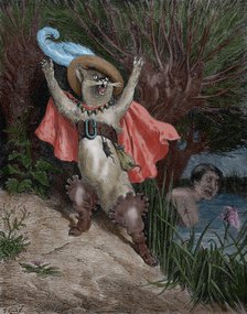 Puss in Boots, 1862.  Creator: Gustave Doré.