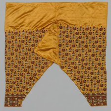 "Salwar": Woman's Trousers, 1800s - early 1900s. Creator: Unknown.