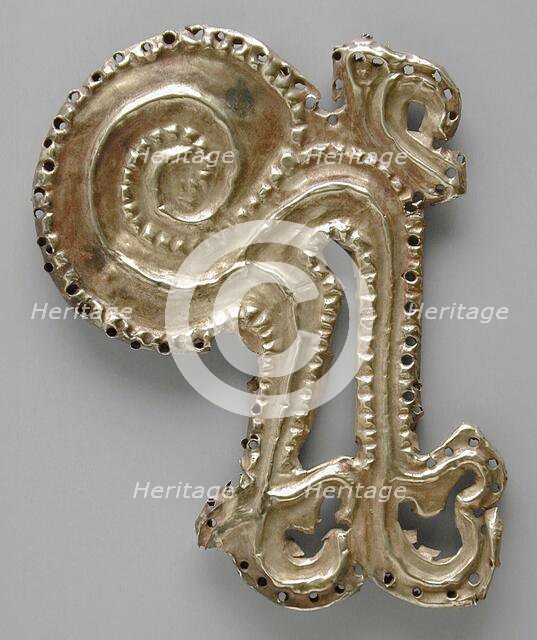Gold Ornament with Embossed Decoration, 700 B.C.-A.D. 200. Creator: Unknown.