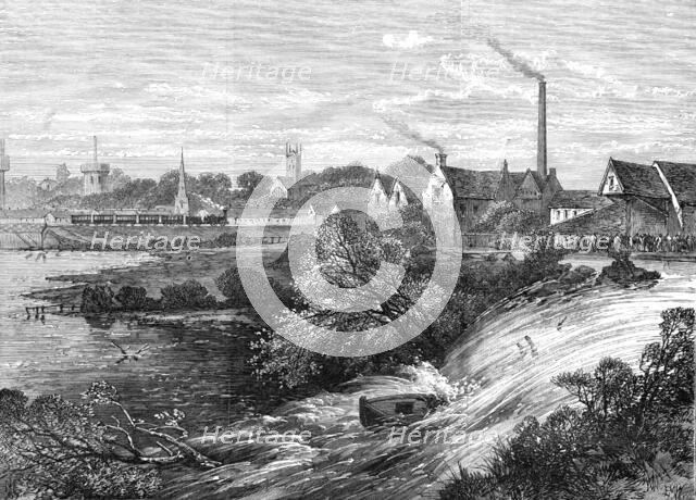 Bursting of the Napton and Warwick Canal, 1869. Creator: Unknown.