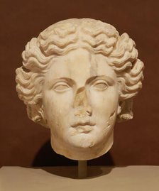 Head of Apollo (from the Lansdowne Artemis), 1st or 2nd century copy... Creator: Kephistodotos the Elder.