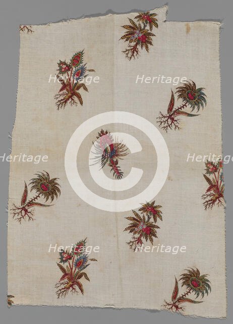 Fragment, France, 1770. Creator: Unknown.