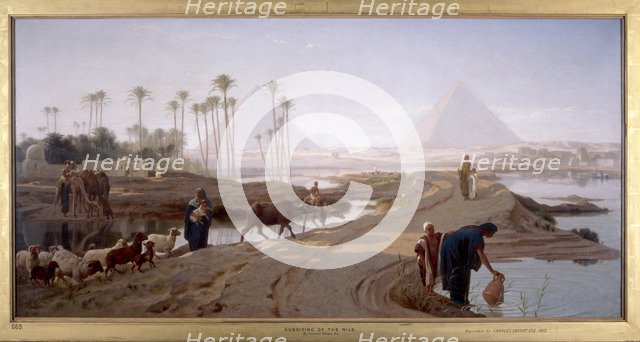 'The subsiding of the Nile', 1873. Artist: Frederick Goodall