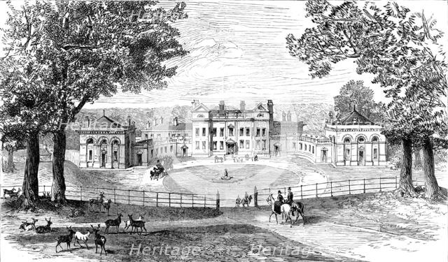 Normanton Park, Rutlandshire - view from South-East, 1881. Creator: Unknown.