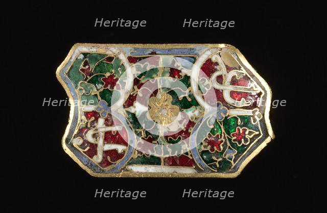 Pair of Plaques (Appliqué), 1300s. Creator: Unknown.