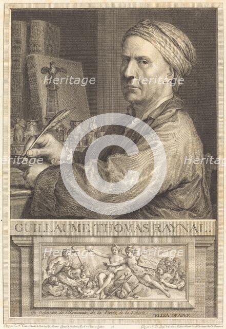 Guillaume Thomas Raynal, 1780. Creator: Nicolas Delaunay.