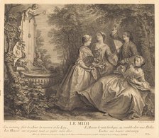 Le midi, 1741. Creator: Nicolas de Larmessin.