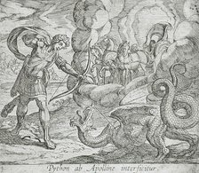 Apollo Killing Python, published 1606. Creators: Antonio Tempesta, Wilhelm Janson.