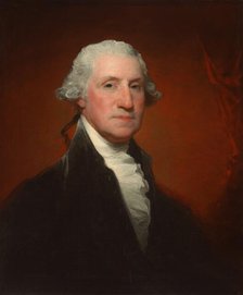 George Washington (Vaughan-Sinclair portrait), 1795. Creator: Gilbert Stuart.