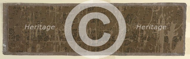 Fragment of a Buddhist robe (kesa), Momoyama or Edo period, late 16th-17th century. Creator: Unknown.