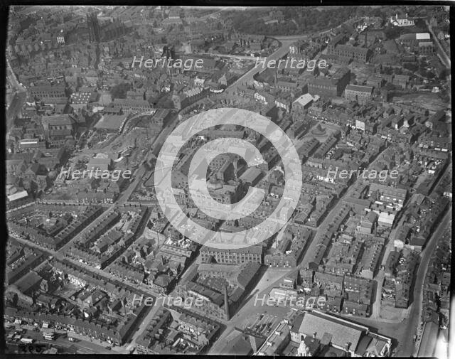 Duke Street and environs, Stockport, Greater Manchester, c1930s. Creator: Arthur William Hobart.
