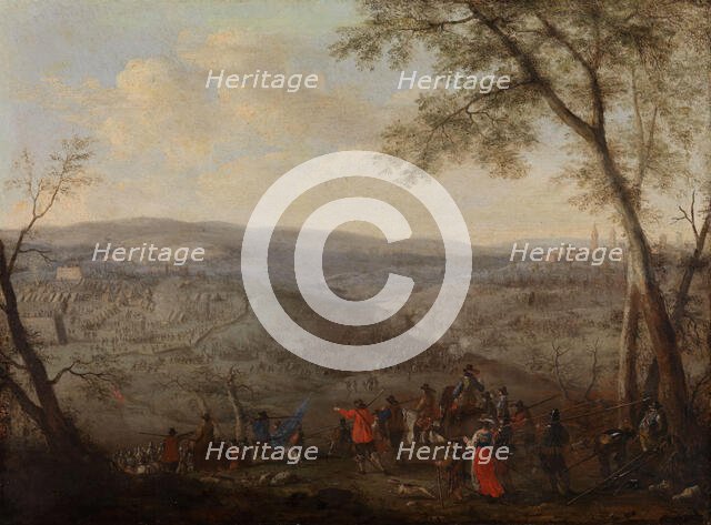 Battle Scene, 17th century. Creator: Adam Frans van der Meulen.