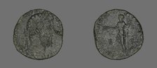 Sestertius (Coin) Portraying Marcus Aurelius or Lucius Verus, 161-180. Creator: Unknown.