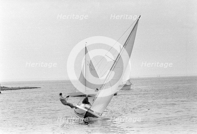 Yacht race in the Öresund, off Landskrona, Sweden, 1967. Artist: Unknown