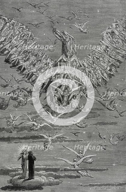 The Divine Comedy, (1307-1321): The Paradise, 1888.  Creator: Jean Edouard Dargent.