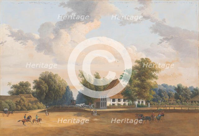 View at Rijswijk Batavia, 1838-1898. Creator: Charles William Meredith van de Velde.