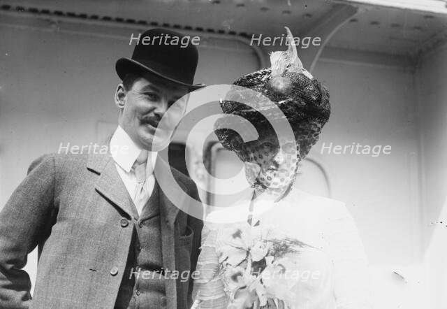 Mr. and Mrs. C.F. Bishop, 1910. Creator: Bain News Service.