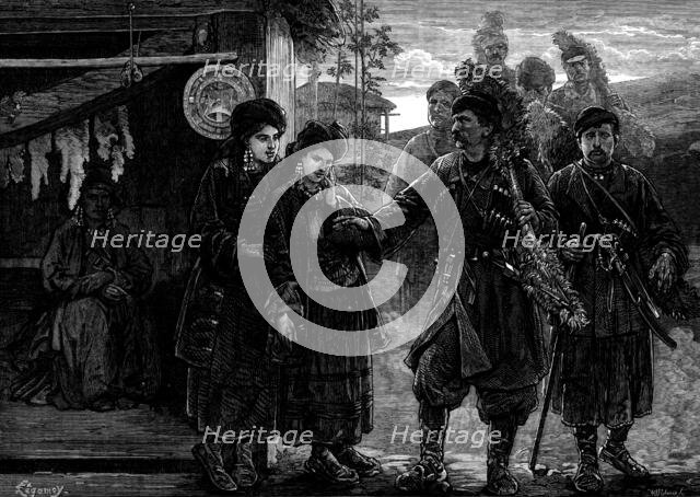 Nations of Western Asia: people of Georgia, 1873. Creator: William James Palmer.