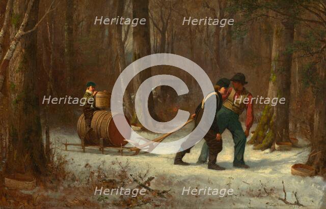 On Their Way to Camp, 1873. Creator: Eastman Johnson.