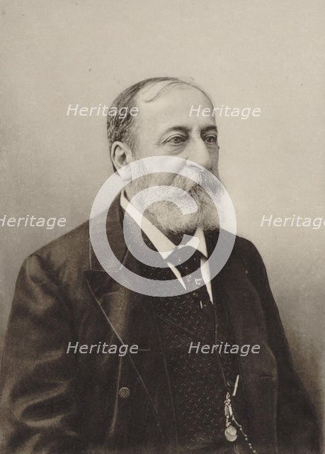 Portrait of the composer Camille Saint-Saëns (1835-1921), 1900. Creator: Anonymous.