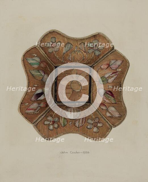 Pin Tray, 1938. Creator: John Cooke.