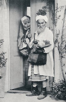 A Turkish pedlar, 1912. Artist: Sebah.