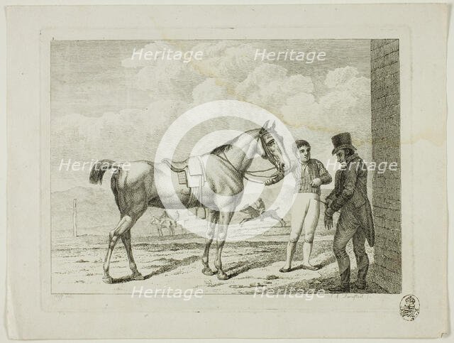 Riding School and Horses, 1806. Creator: Johann Adolph Darnstedt.