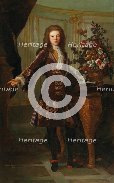 Portrait of Jacques I, Prince of Monaco (1689-1751). Creator: Gence, Robert Gabriel (1670-1728).