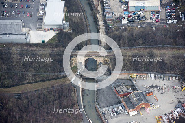 Skerne Railway bridge, Darlington, Durham, 2018. Creator: Historic England Staff Photographer.
