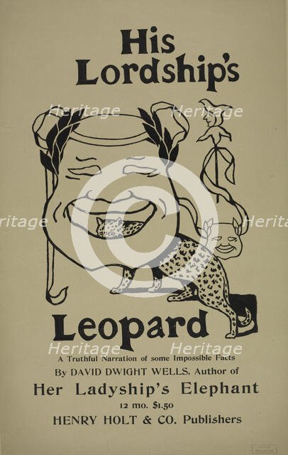 His lordship's leopard, c1895 - 1911. Creator: Unknown.