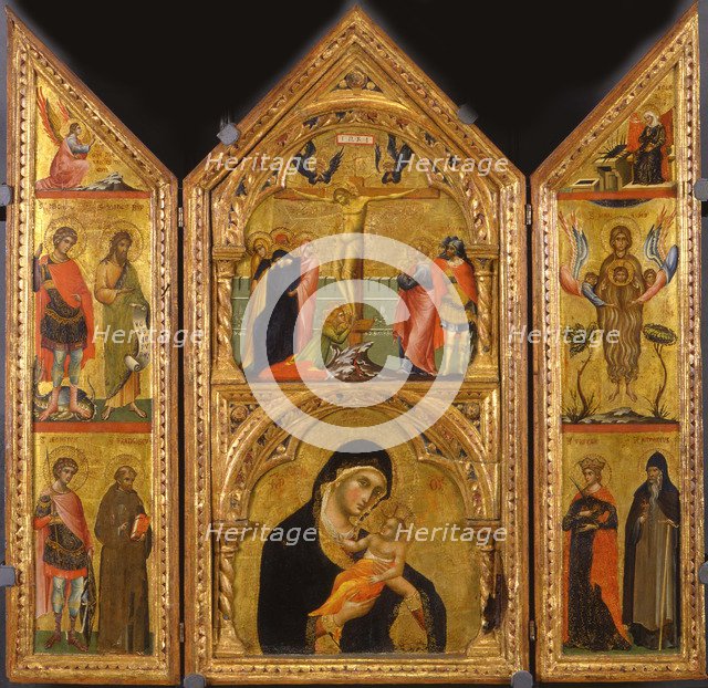 Portable altar, ca 1335. Artist: Veneziano, Paolo (ca 1330-ca 1360)