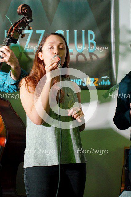 Abi Glasser, Seaford Head Golf Club, Seaford, Feb 2016. Artist: Brian O'Connor.